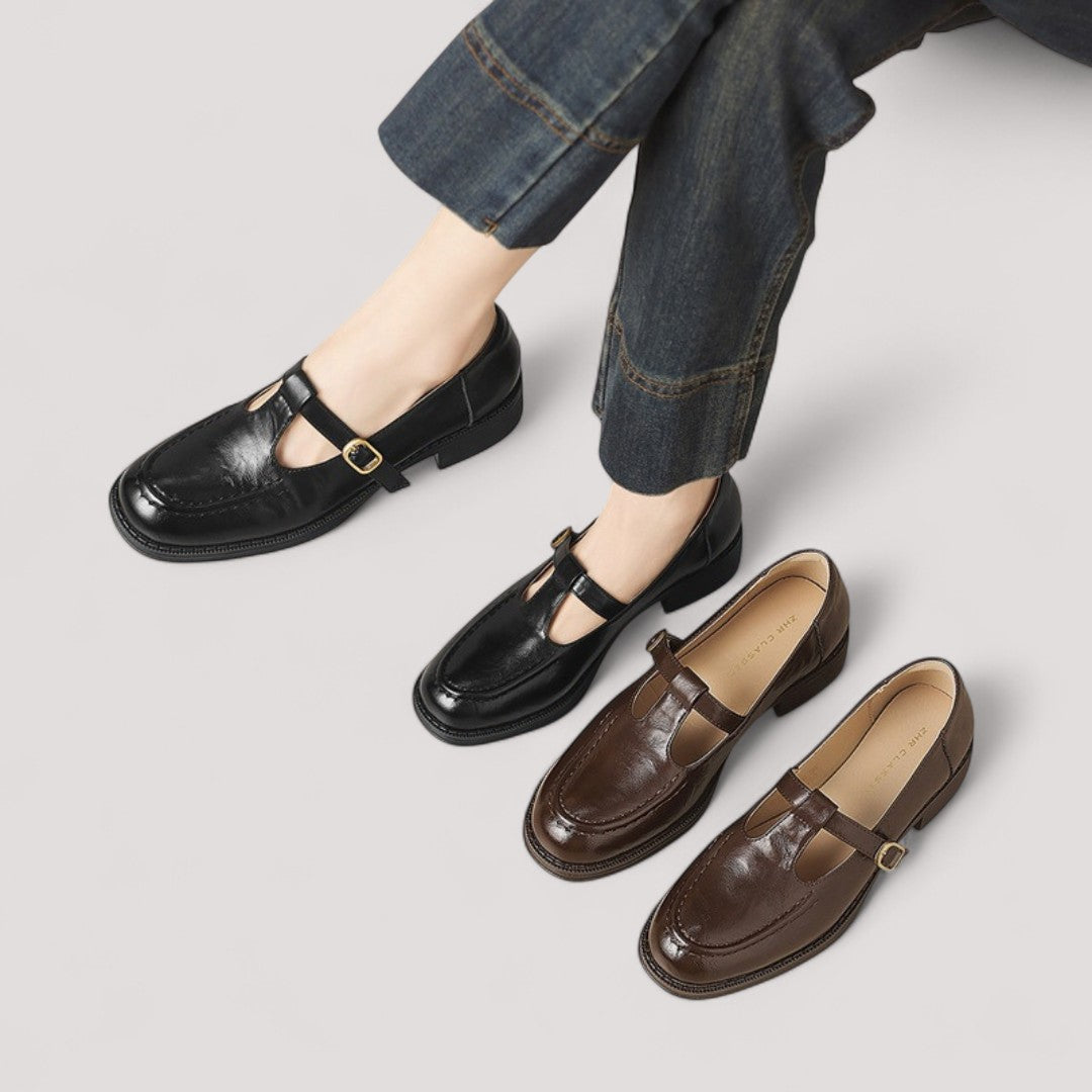 Orthopedic Square-Toe Mary Janes