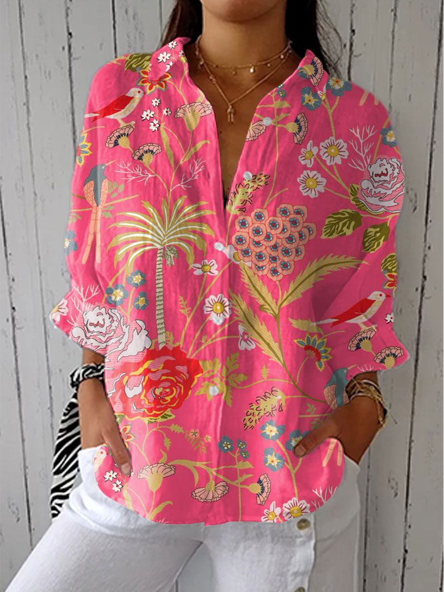 Tropical Blossom Blouse