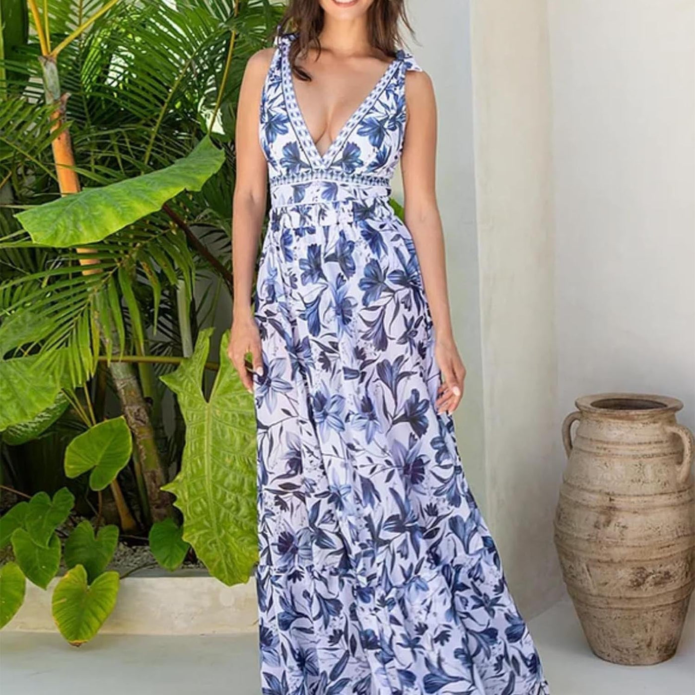 Elegant Printed Swim Set