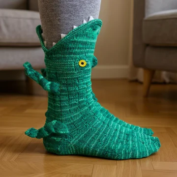 Funky Crocodile Socks