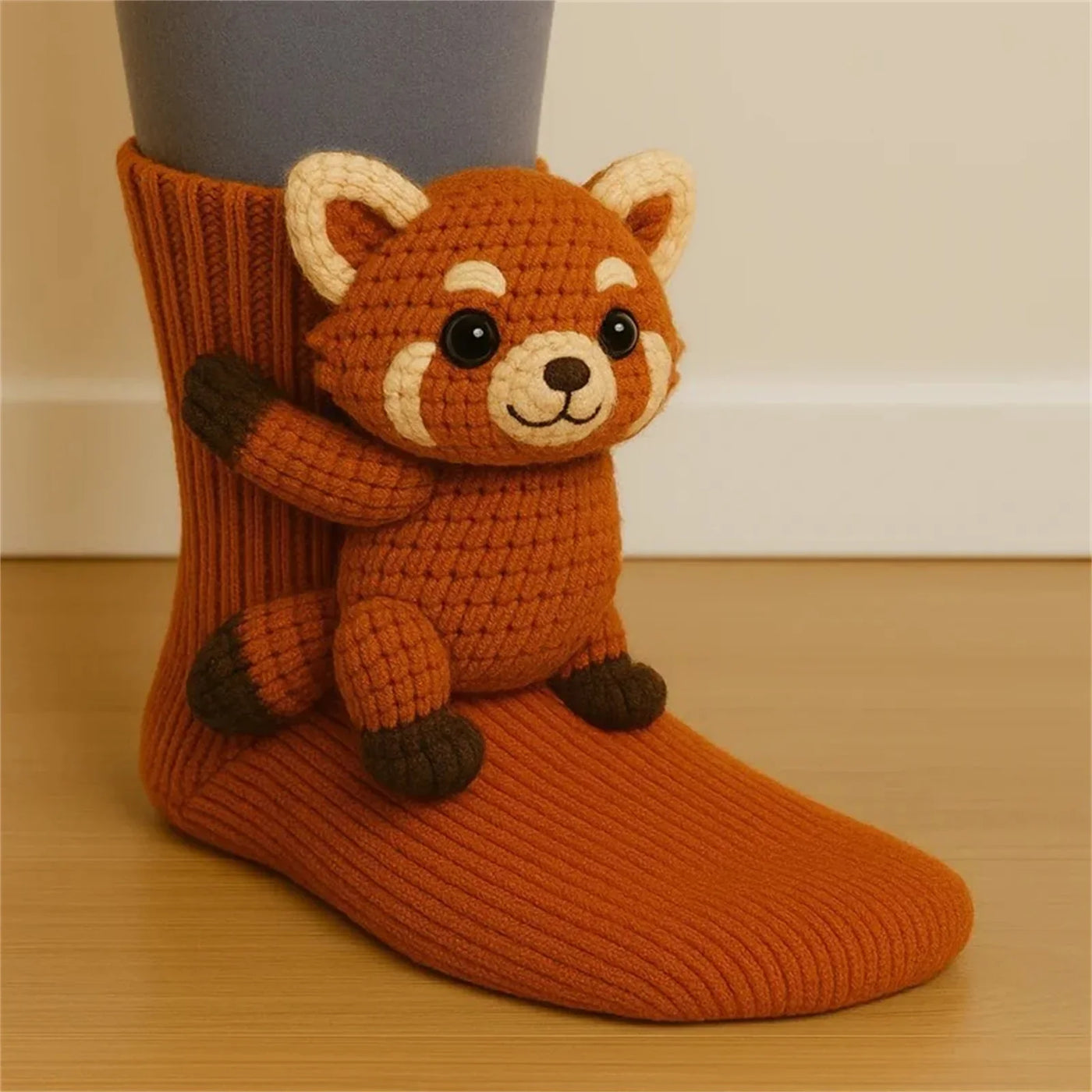 Adorable Fox Pattern Socks