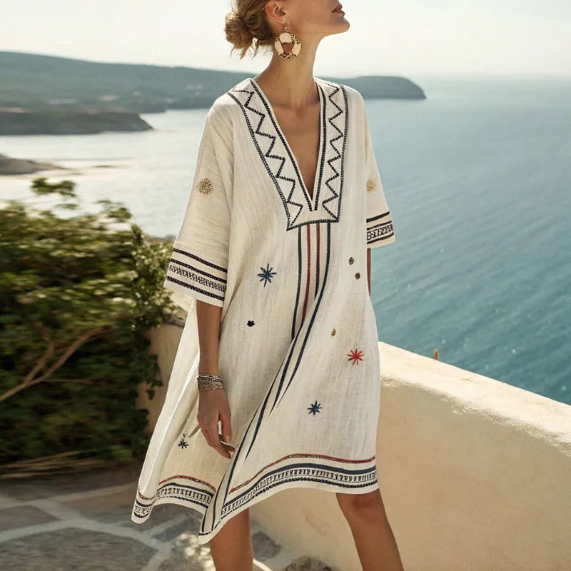 Elegant and Versatile Beach Dress for Summery Days