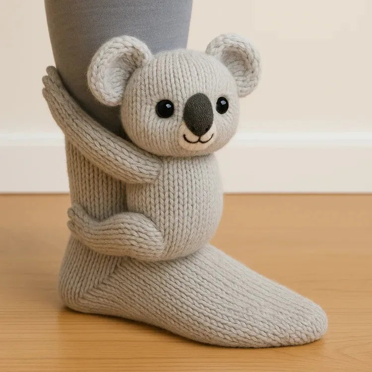 Adorable Koala Print Socks