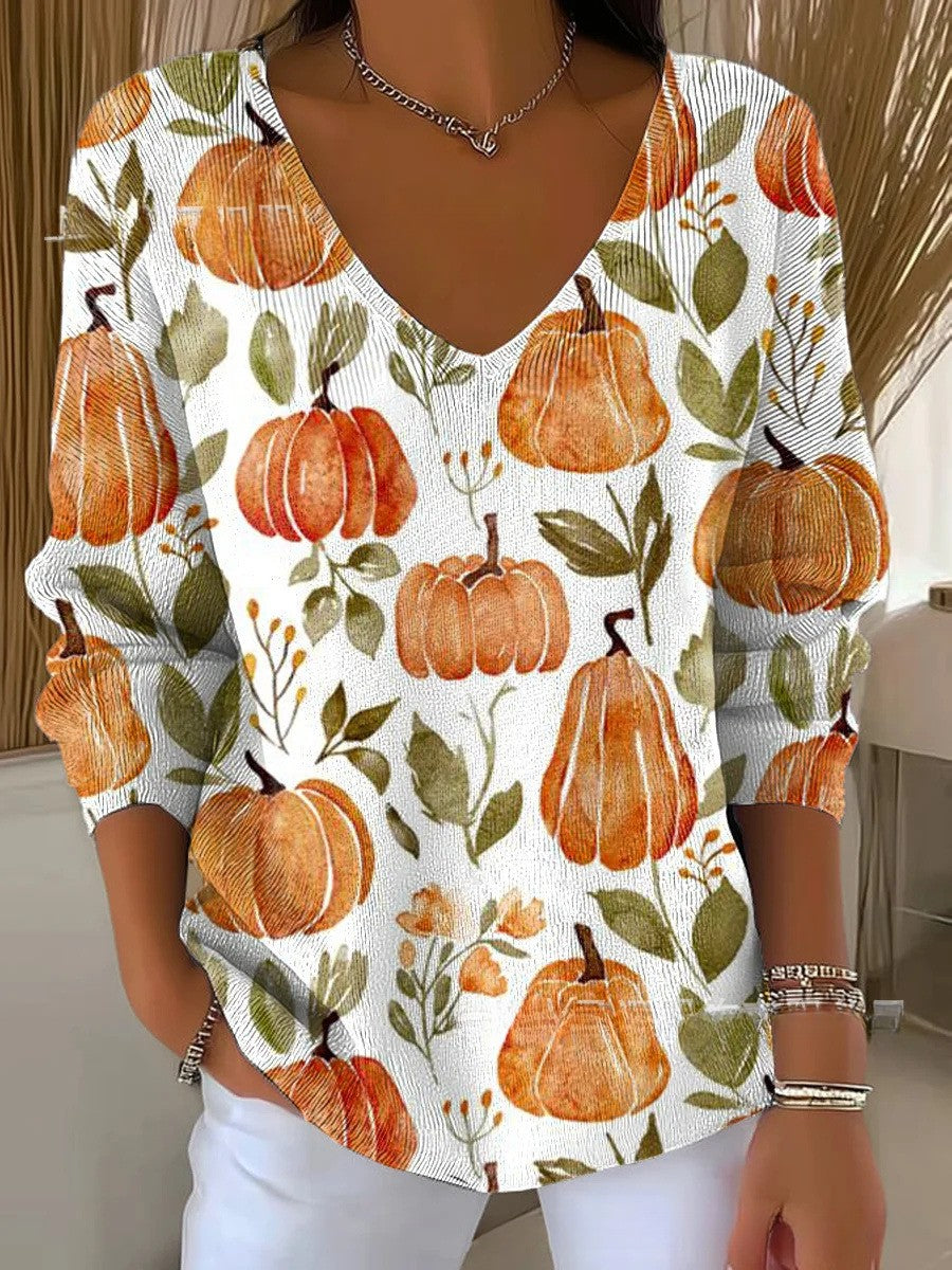 Fruity V-neck Sweater