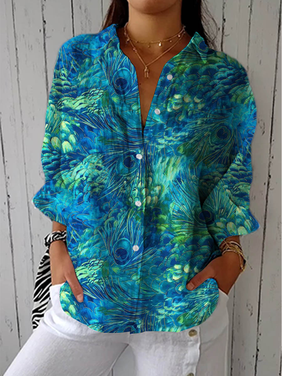 Peacock Grace Blouse
