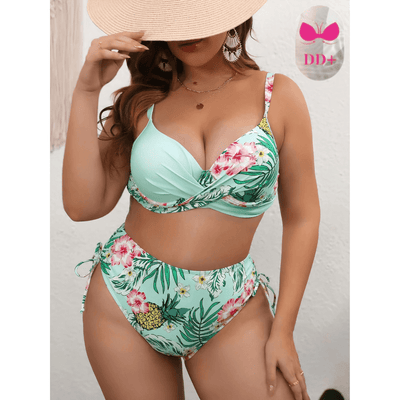 Plus Size Curvy Bikini Set