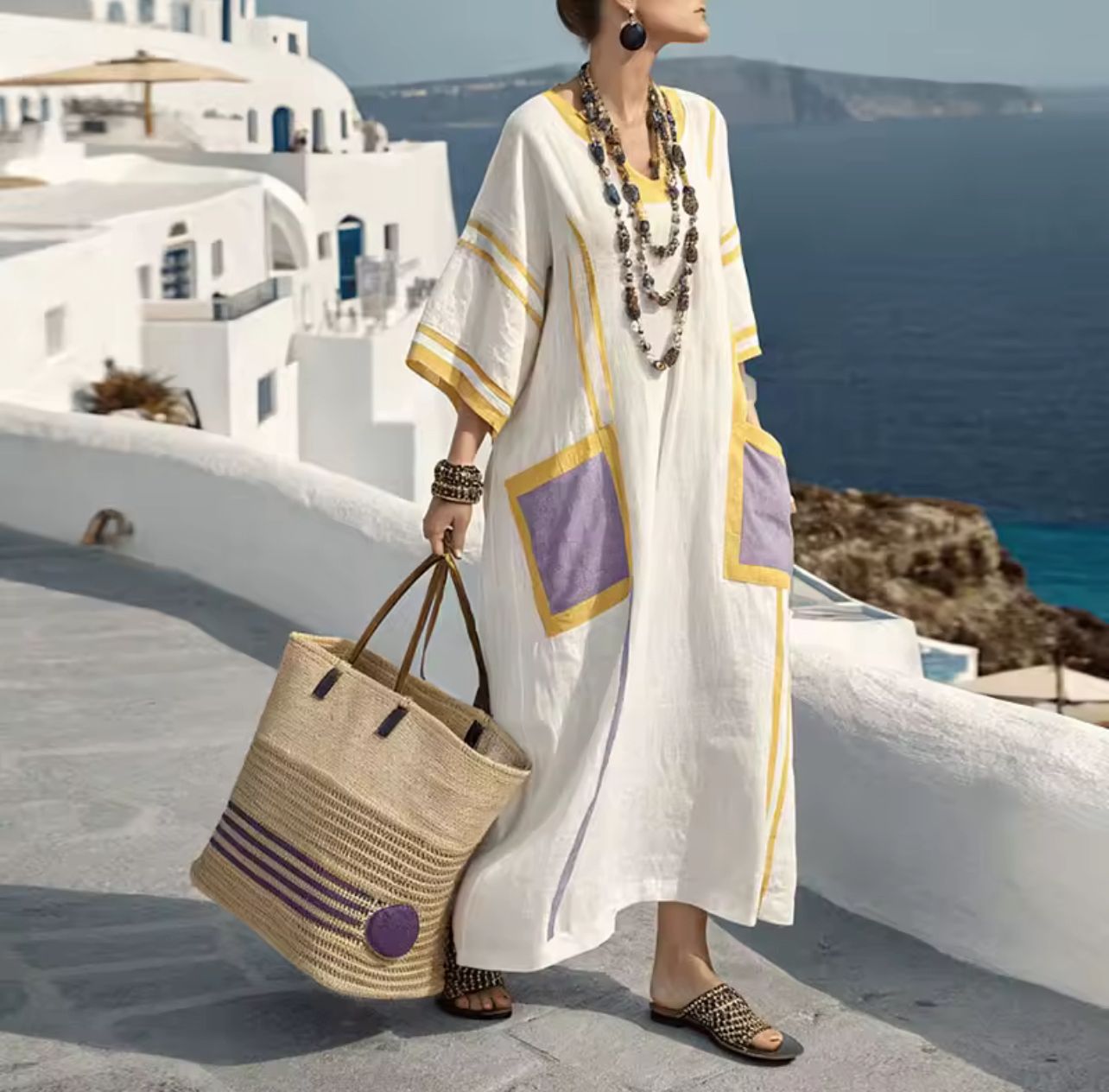 Long Strand Dress for a Stylish Summer Look