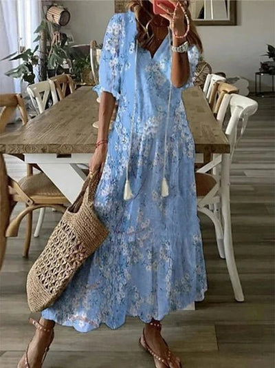 Effortless Boho Dress with Flattering Fit