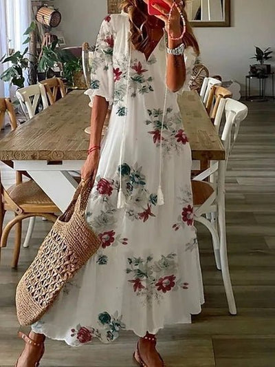 Effortless Boho Dress with Flattering Fit